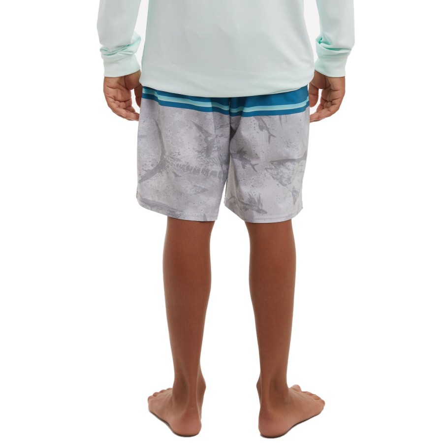 Apparel Fishing Shorts | Youth Strike Light Grey