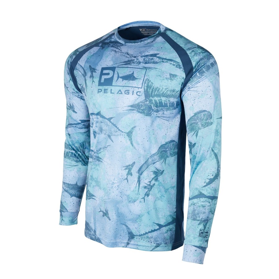 Apparel Fishing Shirts | Vaportek Blue