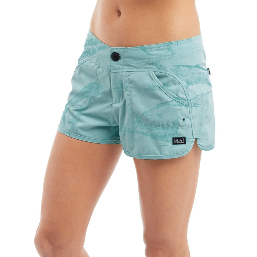 Apparel Fishing Shorts | Ws Deep Sea Turquoise