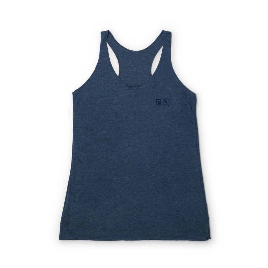 Apparel T-Shirts & Tank Tops | Ws Racerback SmoWholesale Blue