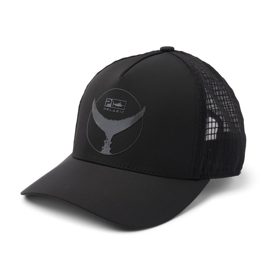 Apparel Fishing Hats | Echo Tails Up Black