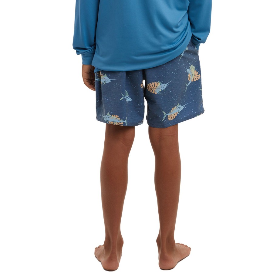 Apparel Fishing Shorts | Youth Dockside SmoNew Blue