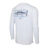 Apparel T-Shirts & Tank Tops | Stratos Wahoo Mind Ls White