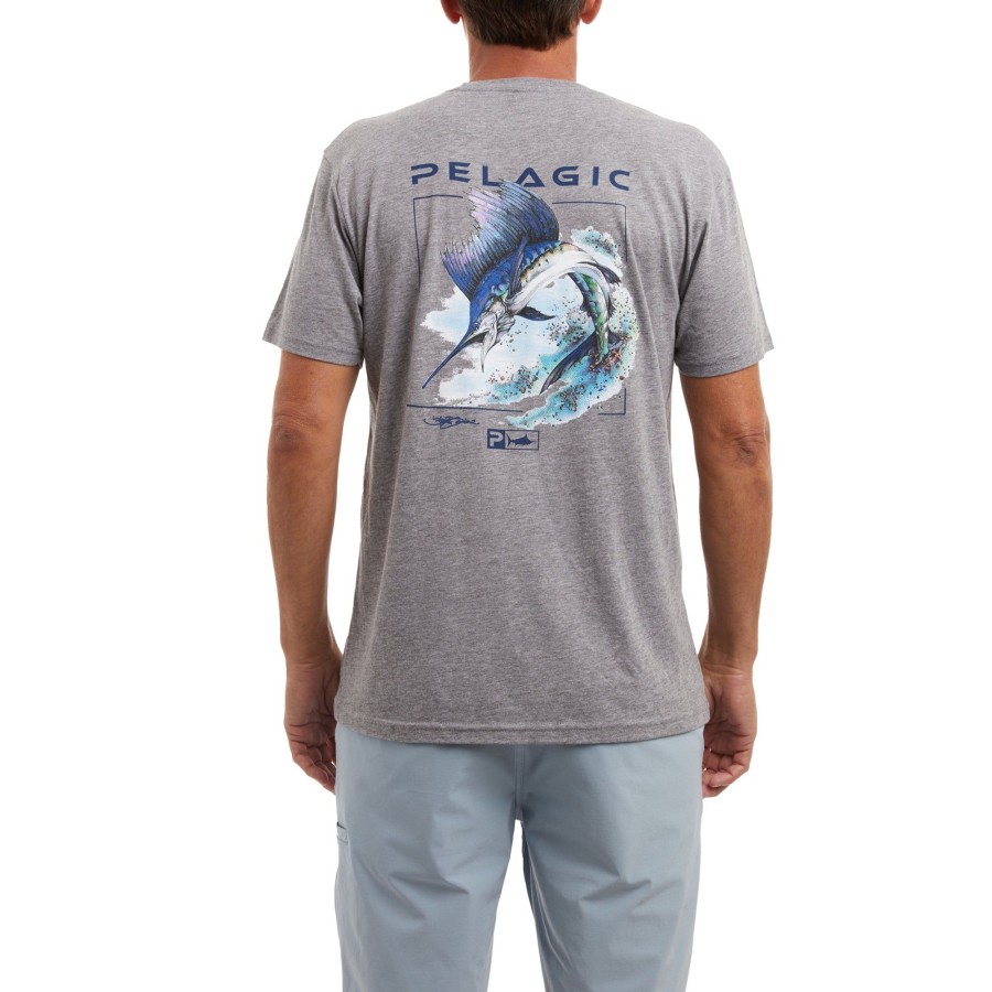 Apparel T-Shirts & Tank Tops | Goione Sailfish Premium Heather