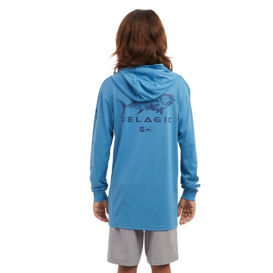 Apparel Fishing Shirts | Youth Aquatek Gyotaku Ocean