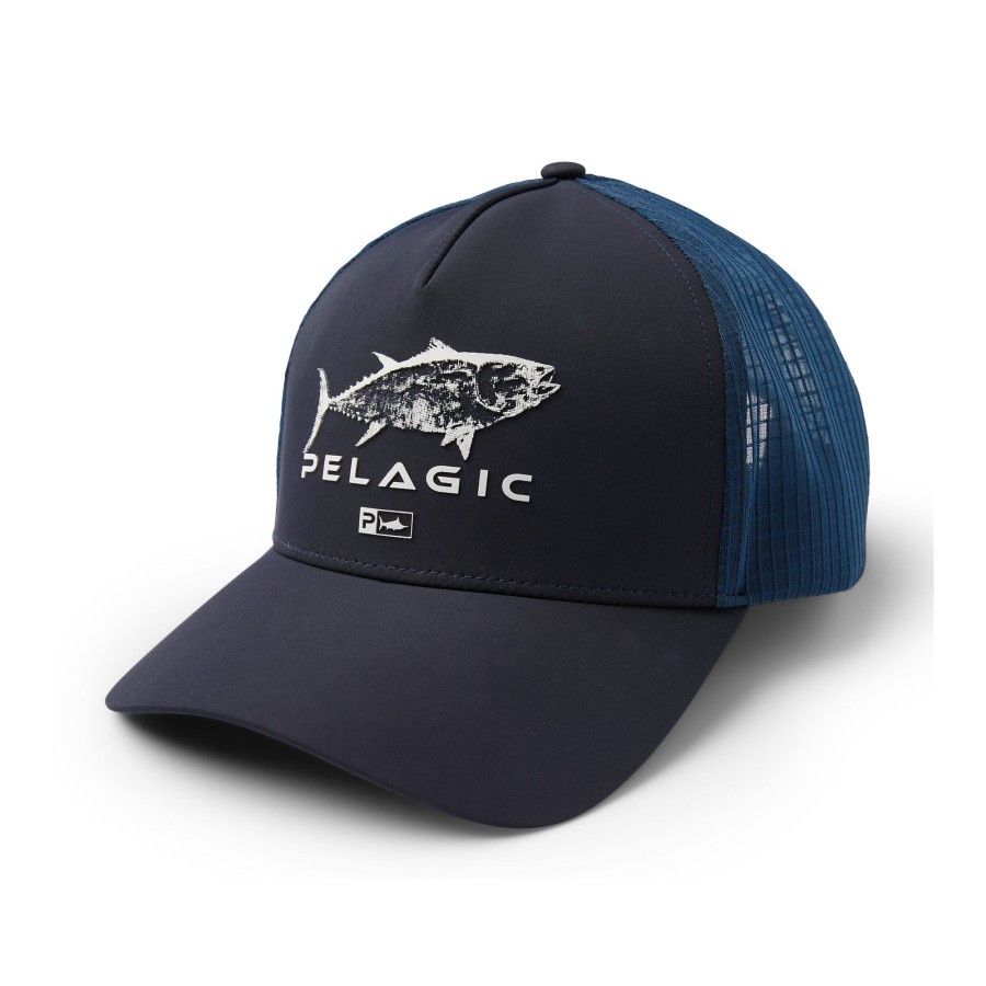 Apparel Fishing Hats | Echo Gyotaku Navy