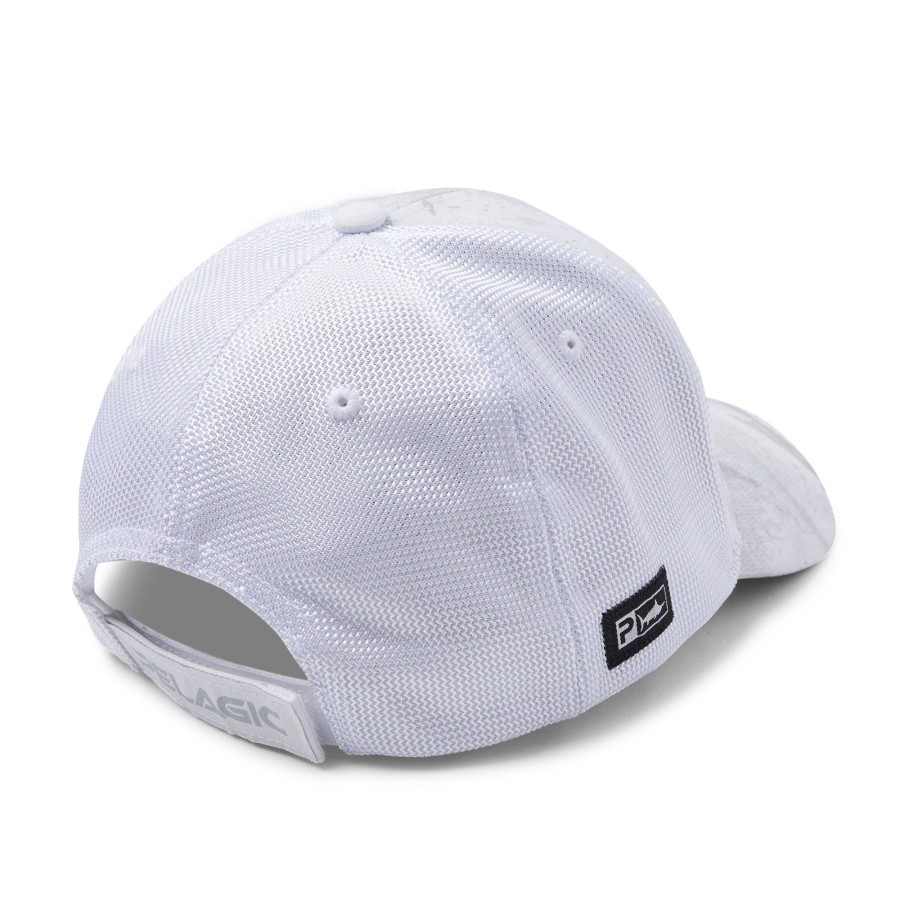 Apparel Fishing Hats | Offshore Icon Gyotaku Light Grey