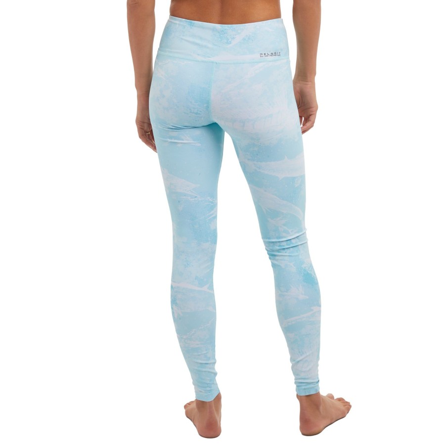 Apparel Leggings | Ws Maui Tropical Aqua