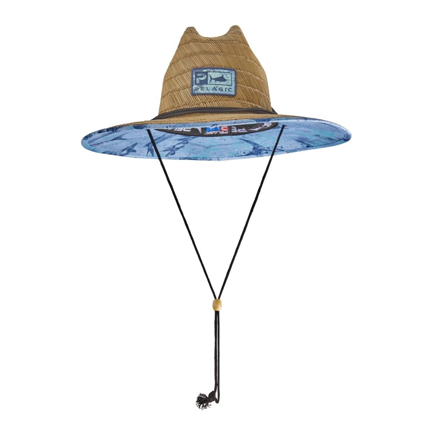 Apparel Fishing Hats | Baja Gyotaku Blue