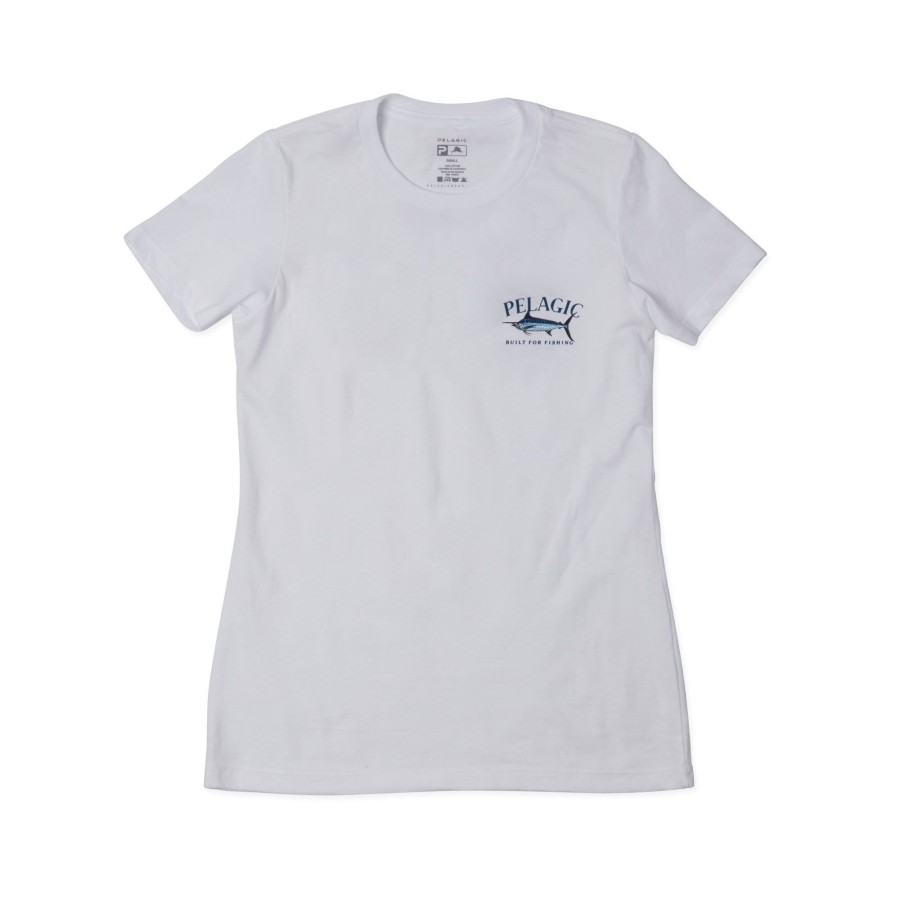 Apparel T-Shirts & Tank Tops | Ws Blue Marlin White