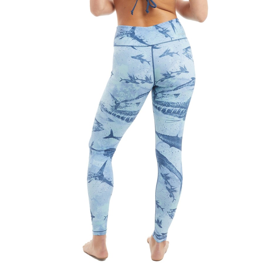 Apparel Leggings | Ws Maui Blue