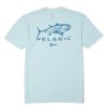 Apparel T-Shirts & Tank Tops | Gyotaku Tuna Light Blue