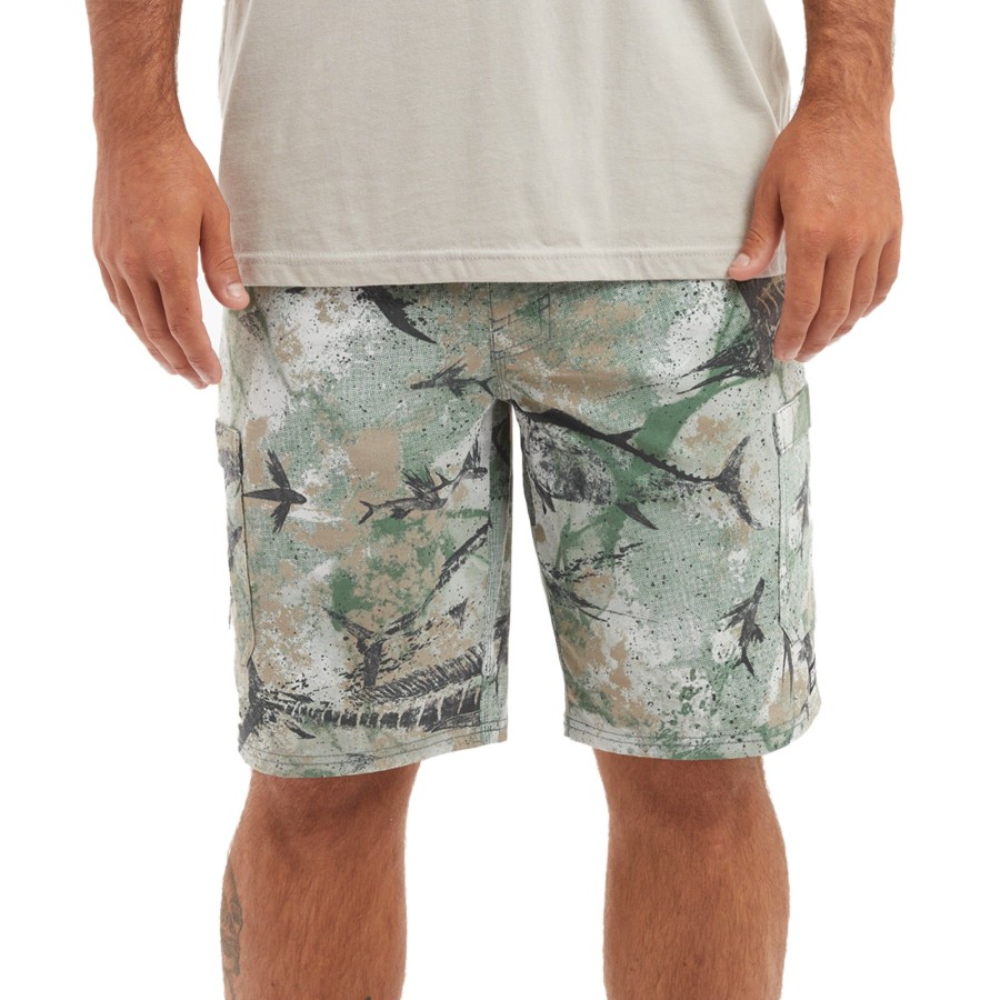 Apparel Fishing Shorts | Madeira Cargo Green