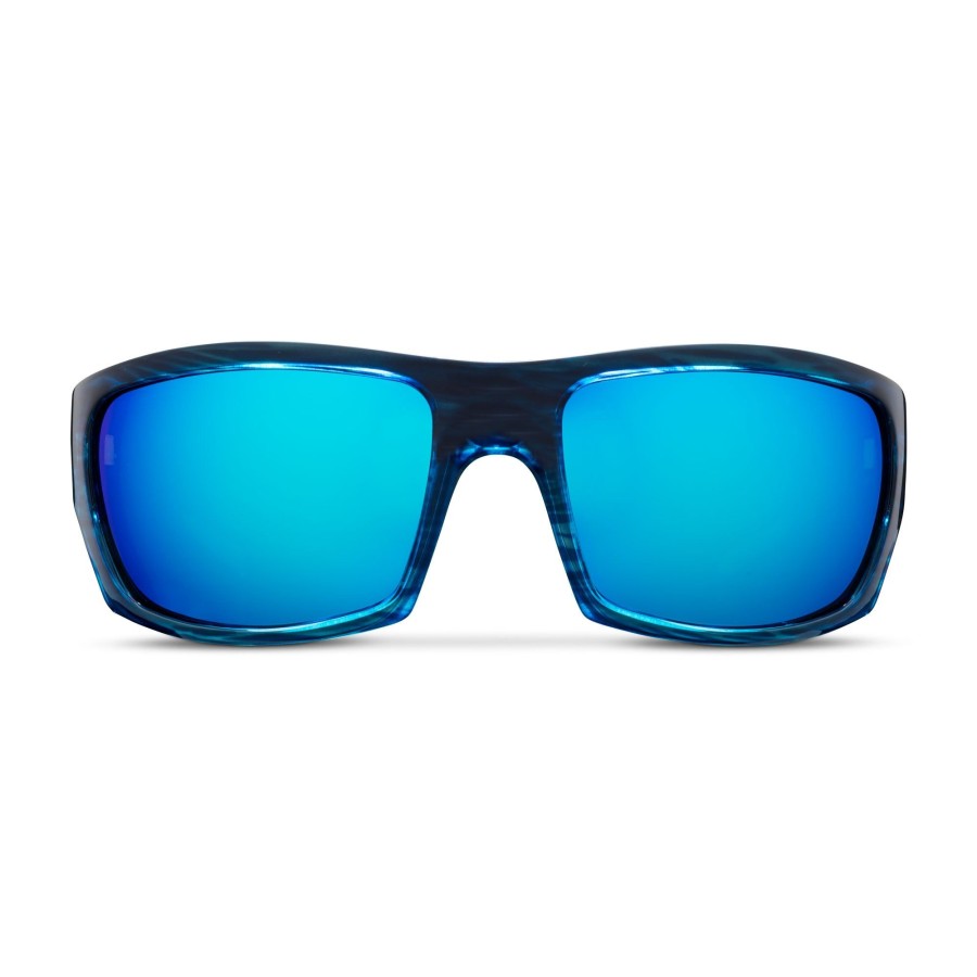 Pelagic Best Selling Sunglasses | The Mack - Polarized Poly Lens Ocean - Blue Mirror