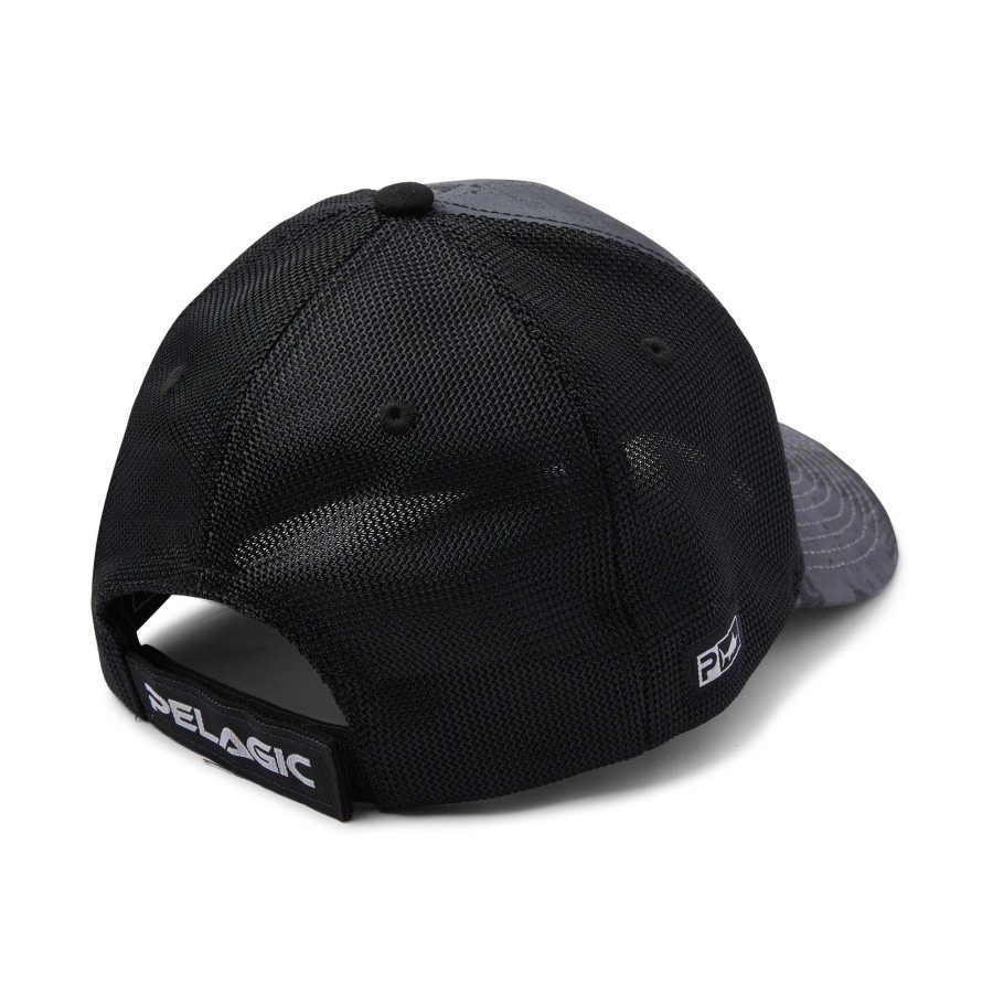 Apparel Fishing Hats | Offshore Icon Gyotaku Black / Charcoal