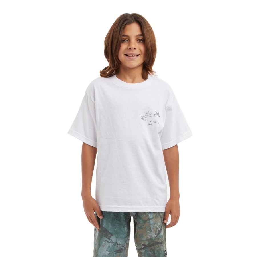 Apparel T-Shirts | Youth Gyotaku White