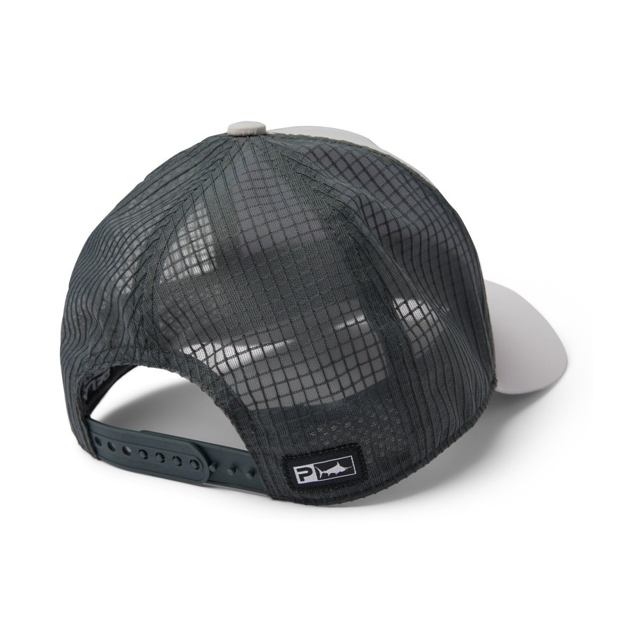 Apparel Fishing Hats | Echo Gyotaku Light Grey