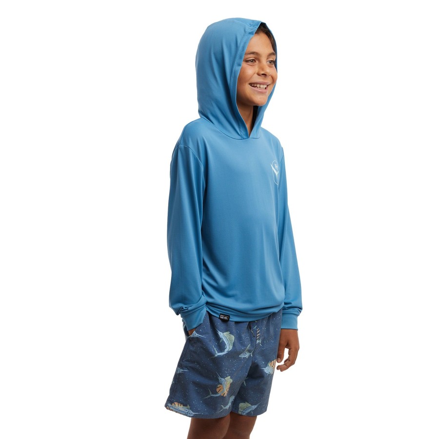 Apparel Fishing Shirts | Youth Aquatek Tails Up Ocean