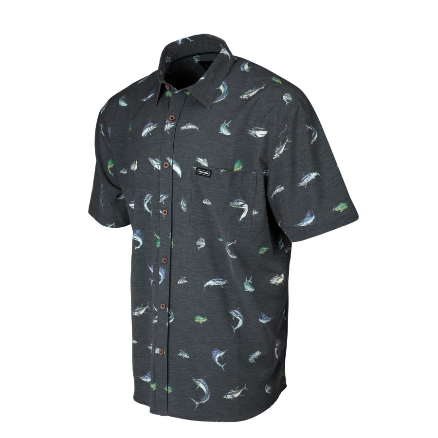 Apparel Button-Ups | The Topshot Black