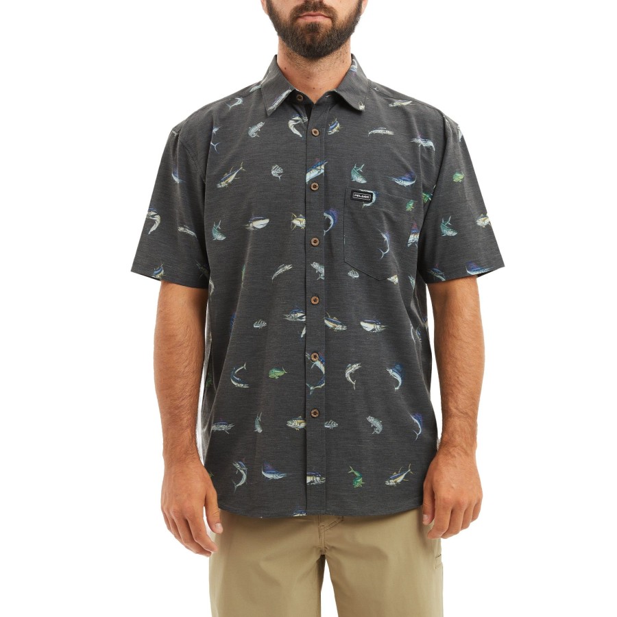 Apparel Button-Ups | The Topshot Black