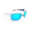 Eyewear Technology | Americamo Lighthouse - Polarized Mineral Glass White Americamo - Blue Mirror