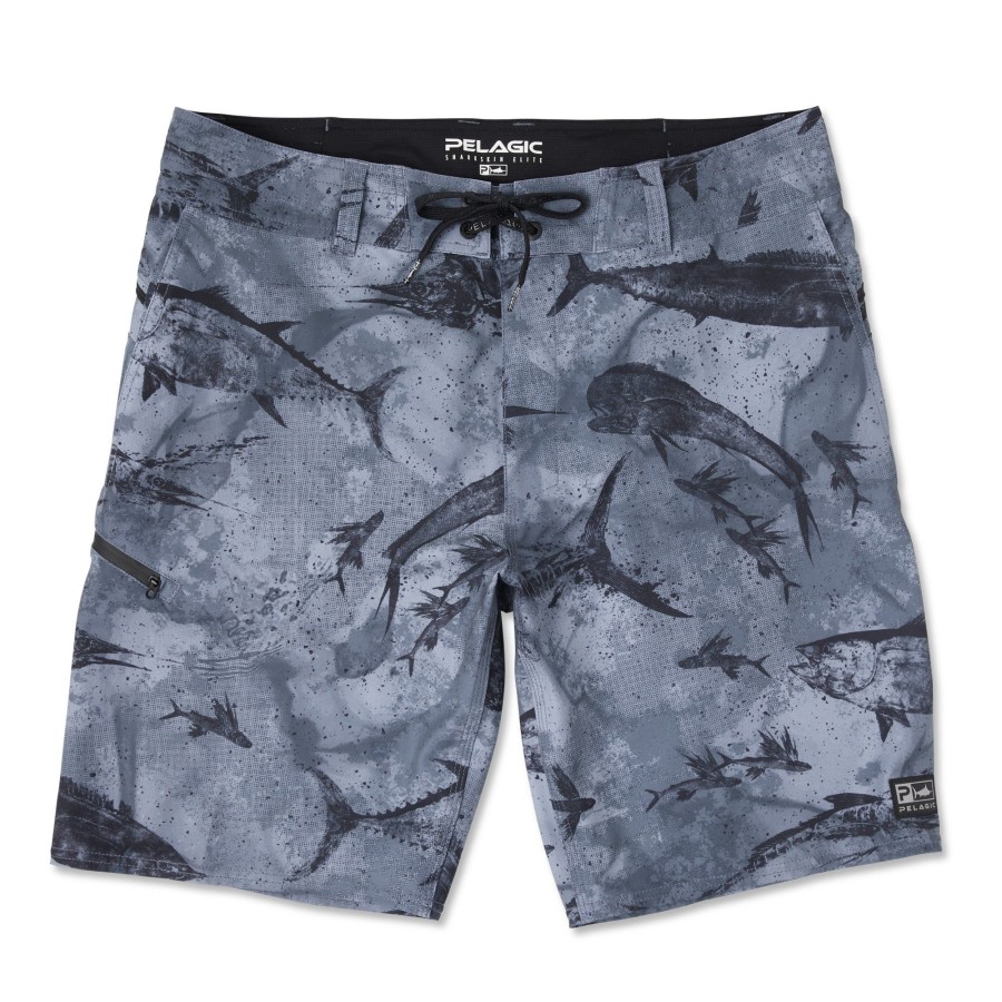 Apparel Fishing Shorts | Sharkskin Elite Black