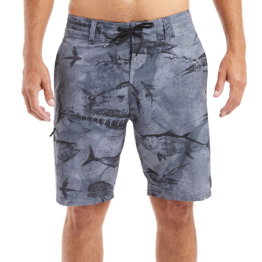 Apparel Fishing Shorts | Sharkskin Elite Black