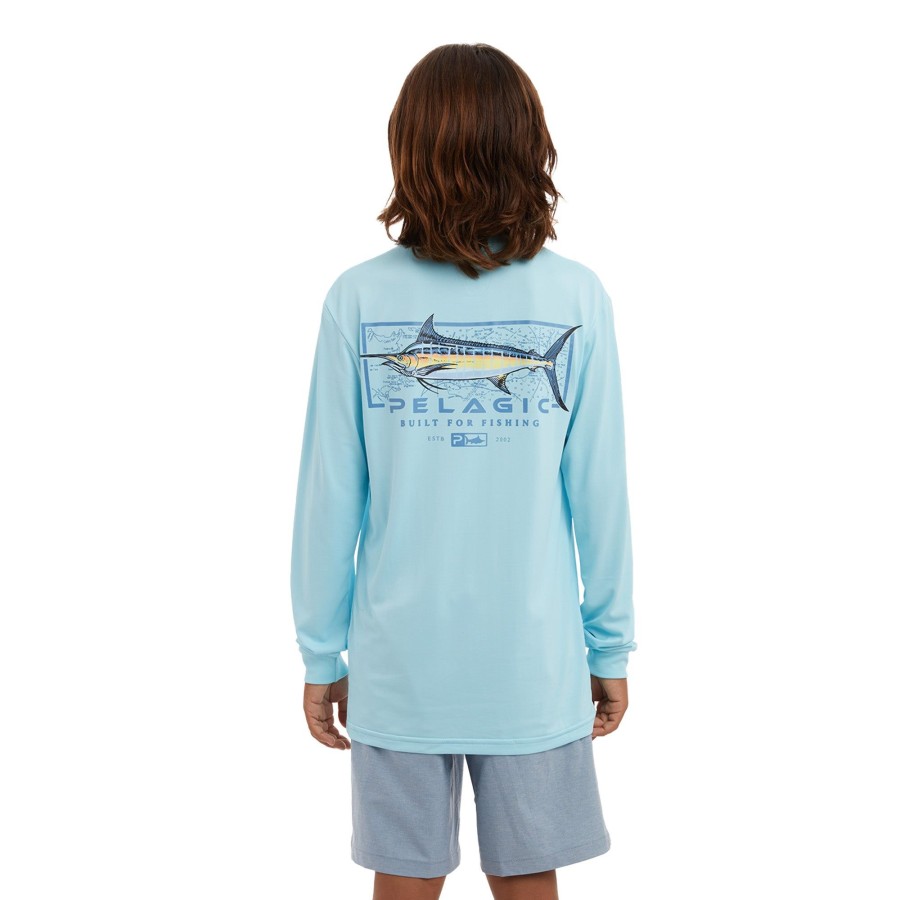 Apparel Youth Best Sellers | Youth Aquatek Marlin Mind Tahiti Blue