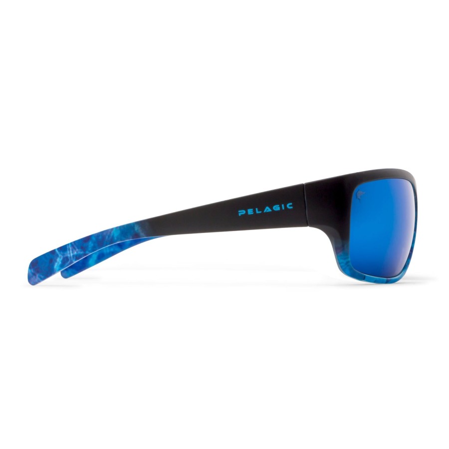 Eyewear Glass Polarized Lenses | Lighthouse - Polarized Mineral Glass Blue Dorado Fade - Blue Mirror