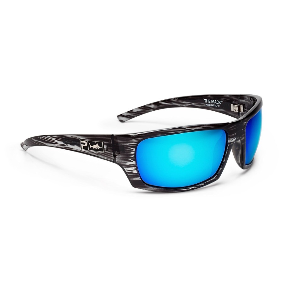 Pelagic Technology | The Mack - Polarized Poly Lens Silverwood - Blue Mirror