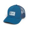 Apparel Fishing Hats | Deluxe Gyotaku Blue