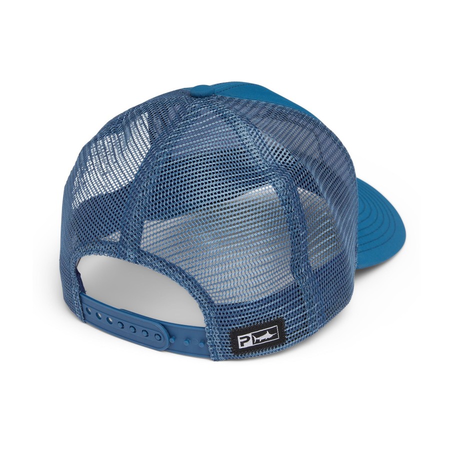 Apparel Fishing Hats | Deluxe Gyotaku Blue