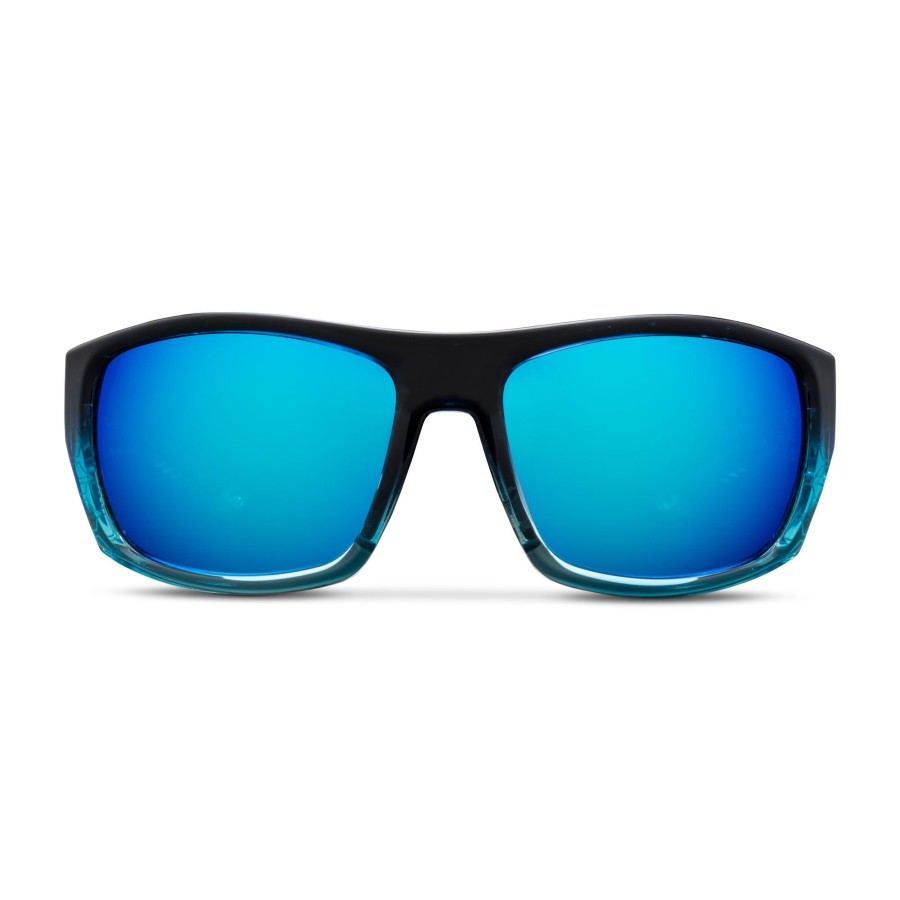 Pelagic Best Selling Sunglasses | Pursuit - Polarized Poly Lens Blue Helix - Blue Mirror