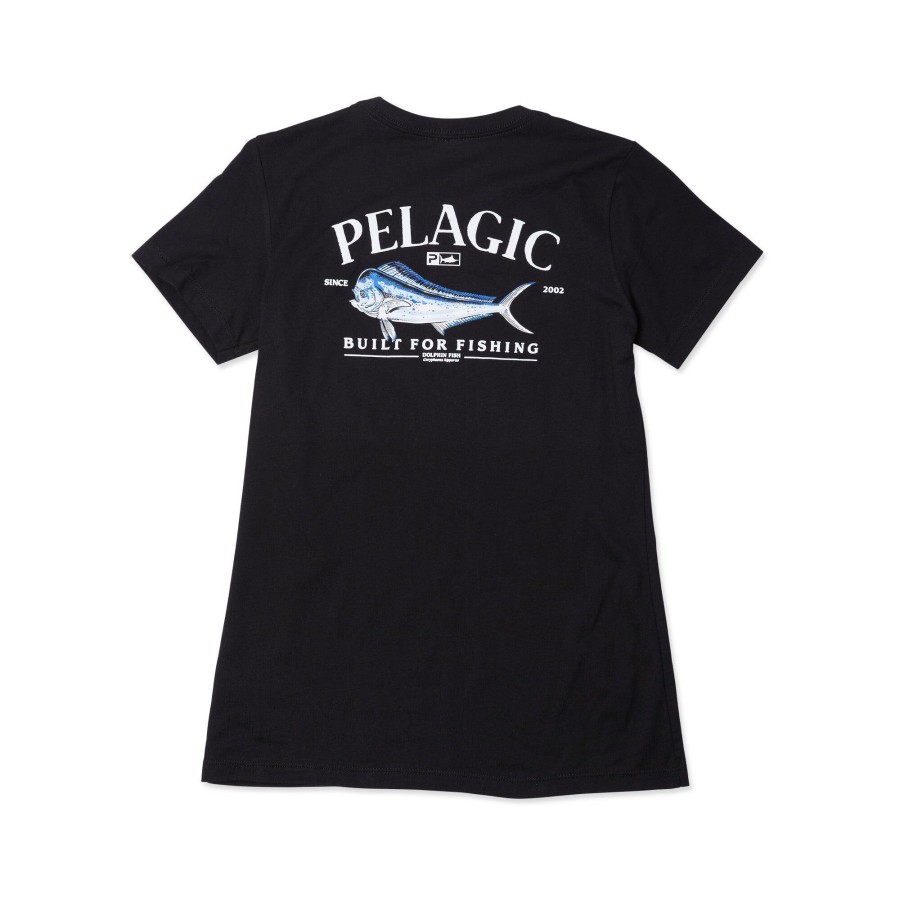 Apparel T-Shirts & Tank Tops | Ws Dolphin Fish Black