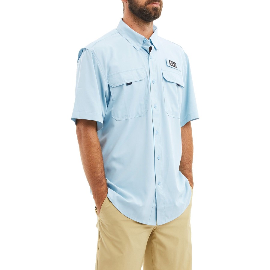 Apparel Button-Ups | Keys Light Blue