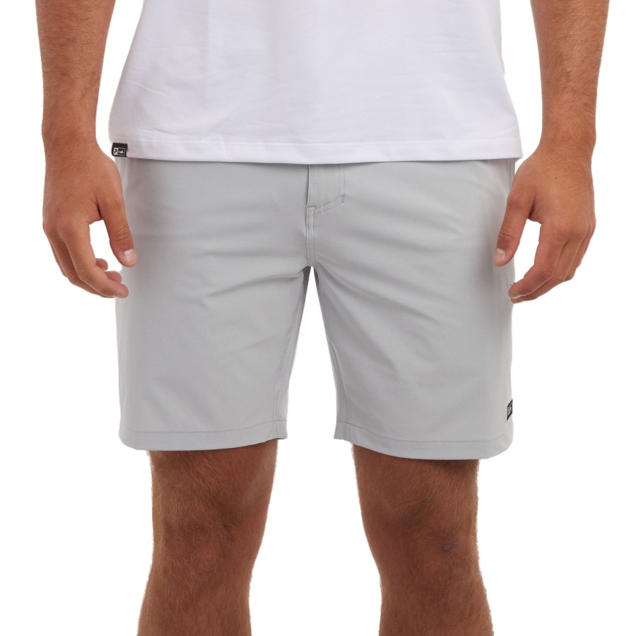 Apparel Fishing Shorts | Mako Light Grey