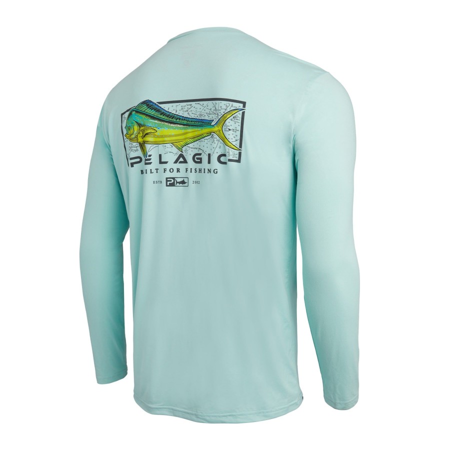 Apparel T-Shirts & Tank Tops | Stratos Mahi Mind Ls Turquoise