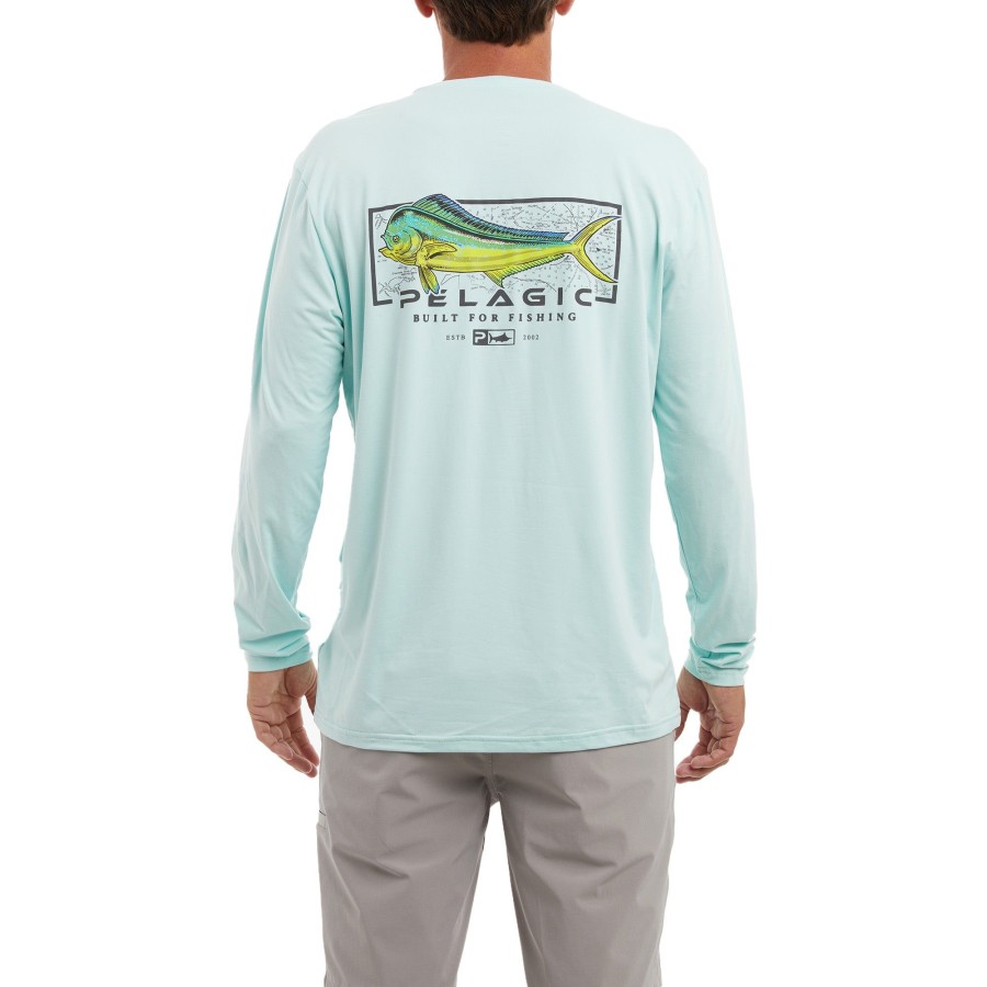 Apparel T-Shirts & Tank Tops | Stratos Mahi Mind Ls Turquoise