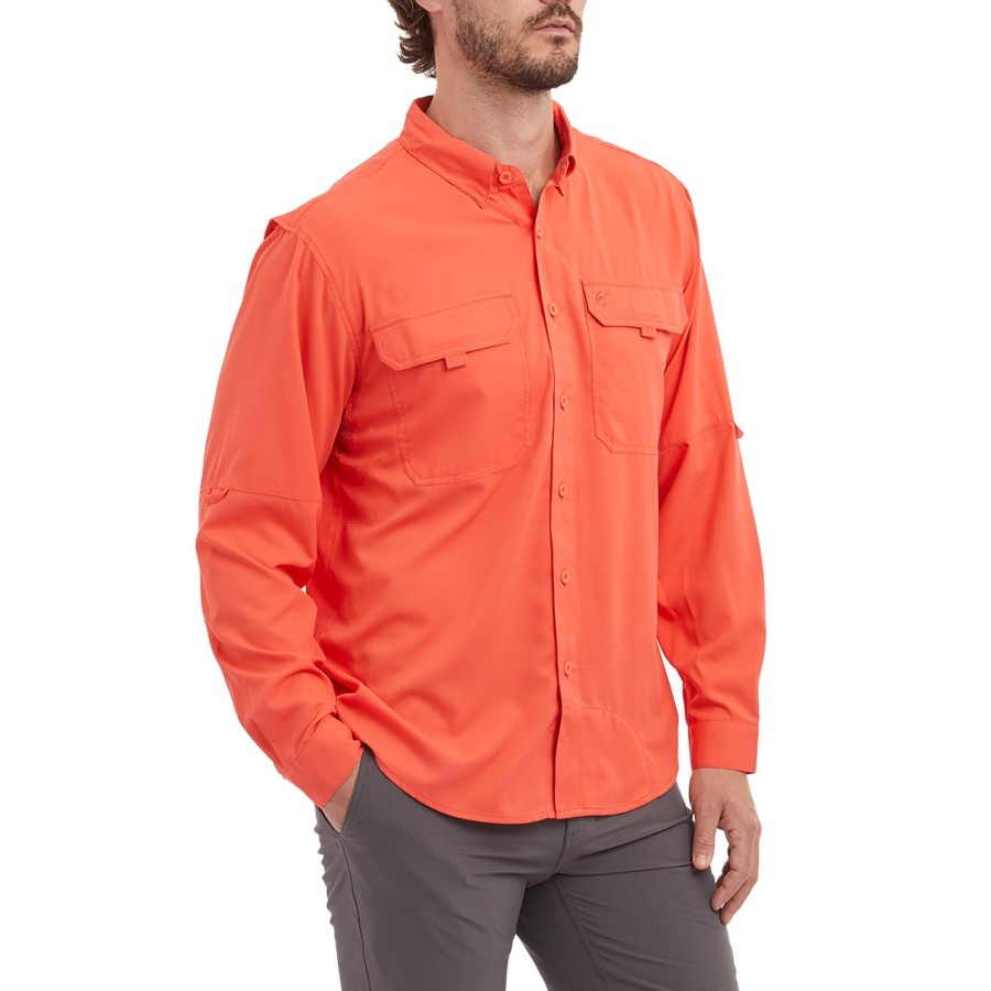 Apparel Button-Ups | Keys Ls Coral