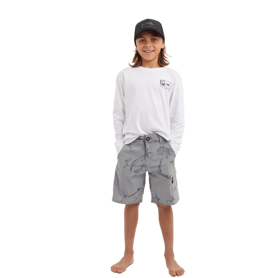 Apparel Youth Best Sellers | Youth Traverse Gyotaku Grey